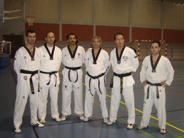 Jorge, Alexandre, Manuel, Carlos, Mário Portal (Mestre Responsável 4º Dan) e Sandro...